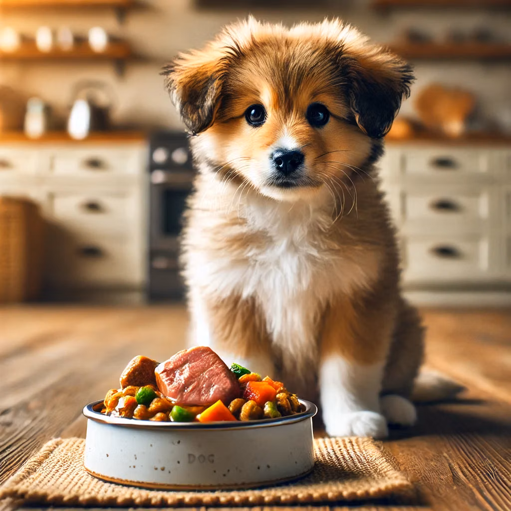 Dog's wet food